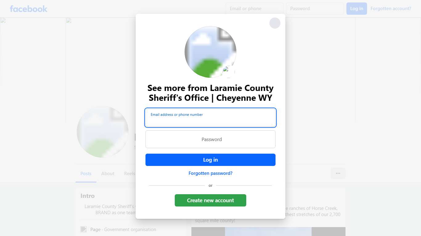 Laramie County Sheriff's Office Cheyenne WY Facebook